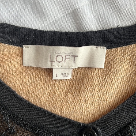 Loft Sweater with lace front - Picture 2 of 5